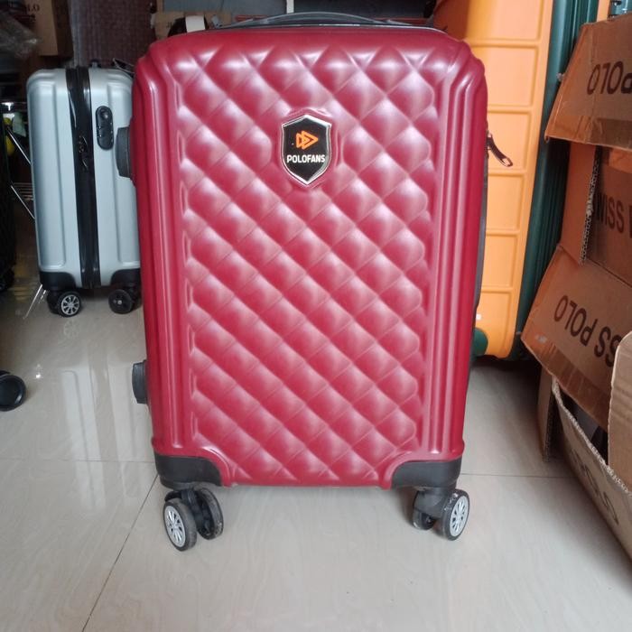 Koper Import Suitcase Kokoh Anti Pecah Koper Pink Lover 24 Inch