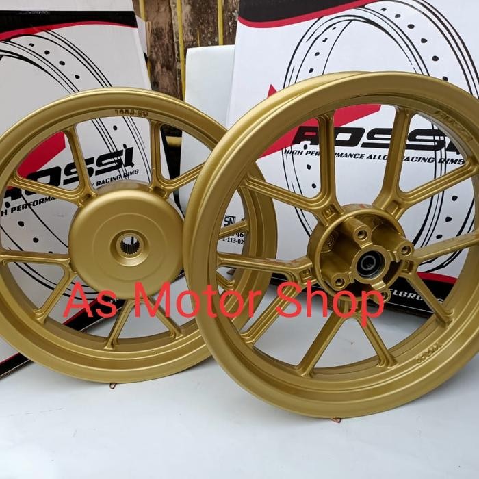 VELG RACING SET MEREK ROSSI 185 - 215 RING 14 VARIO110 BEAT SCOOPY