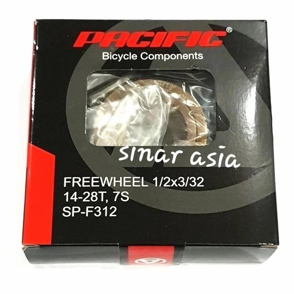 Freewheel sprocket 7speed 8 speed merk Pacific