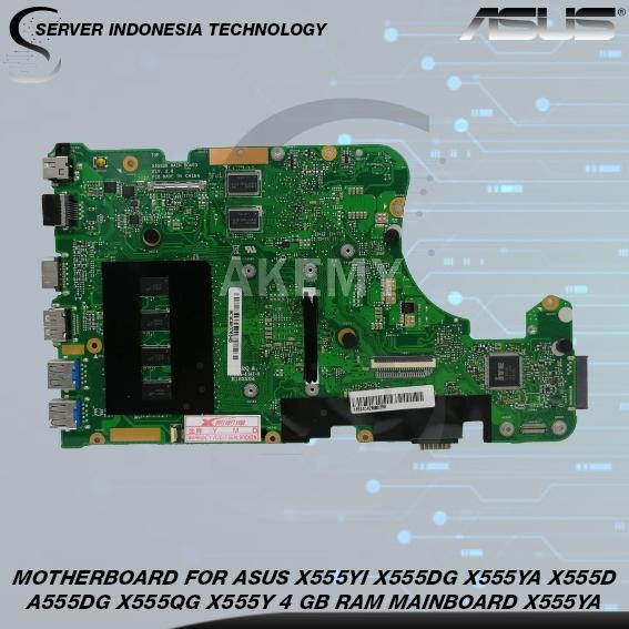 MOTHERBOARD FOR ASUS X555YI X555DG X555YA X555D A555DG X555Y 4 GB