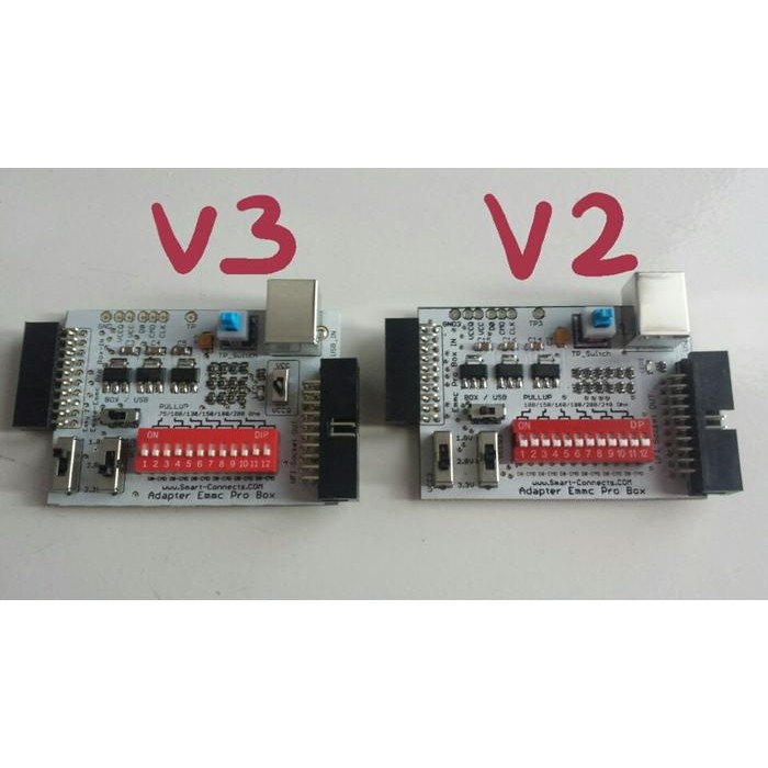 ADAPTER EMMC PRO SYSCOBOX DIRECT ISP PULLUP USB VCC VCCQ UFI SOCKET