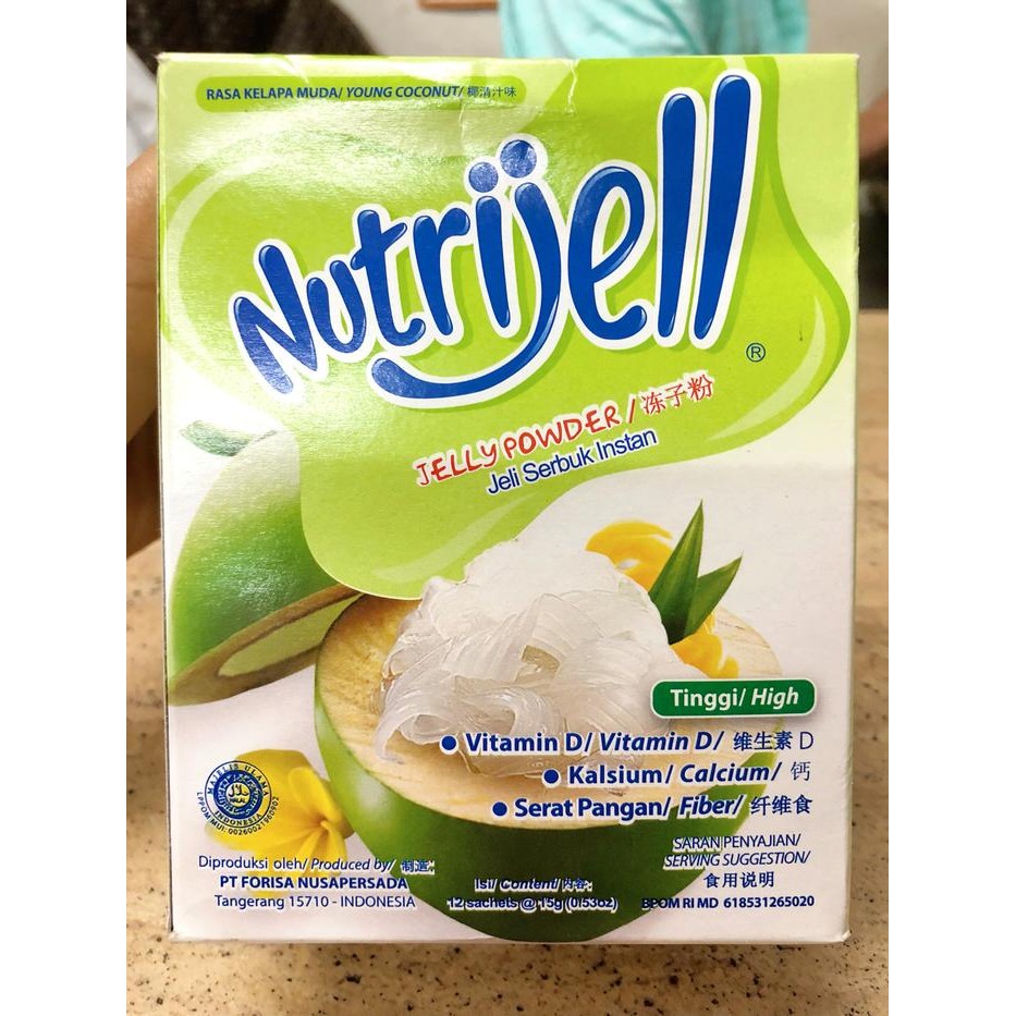

Nutrijell 12 Sachet (1 Box) Varian Bisa Di Campur (1 Box 12 Sachet) @10Gr Persachet