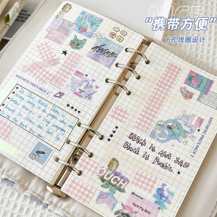 

Notebook Binder Kain Aesthetic Vintage Buku Catatan Jurnal Agenda