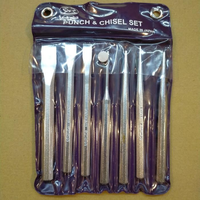 Gercep Mata Bobok Mokuba Punch Chisel Set 7 Pcs Made In Japan