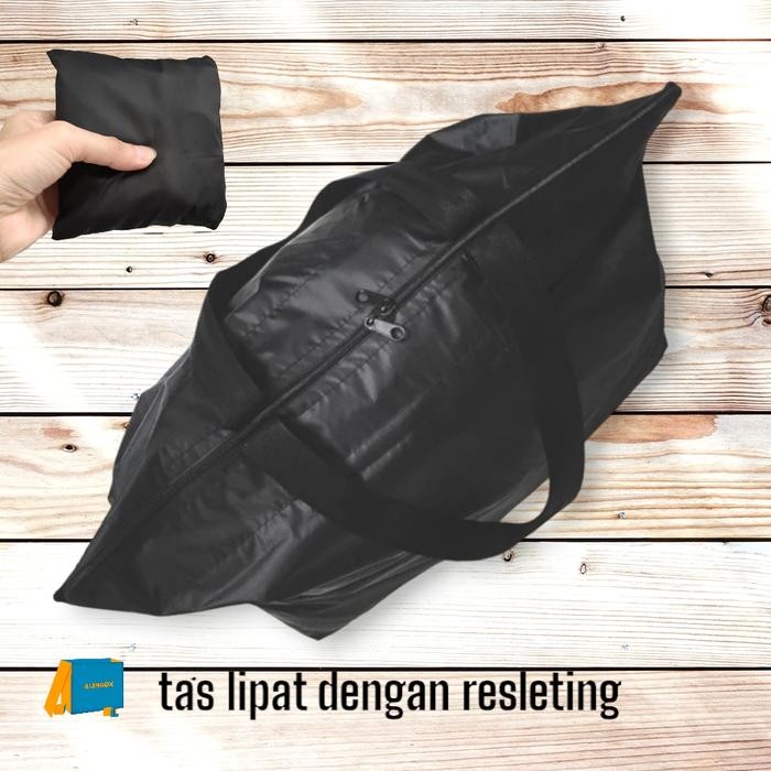 tas lipat parasut resleting/tas belanja resleting