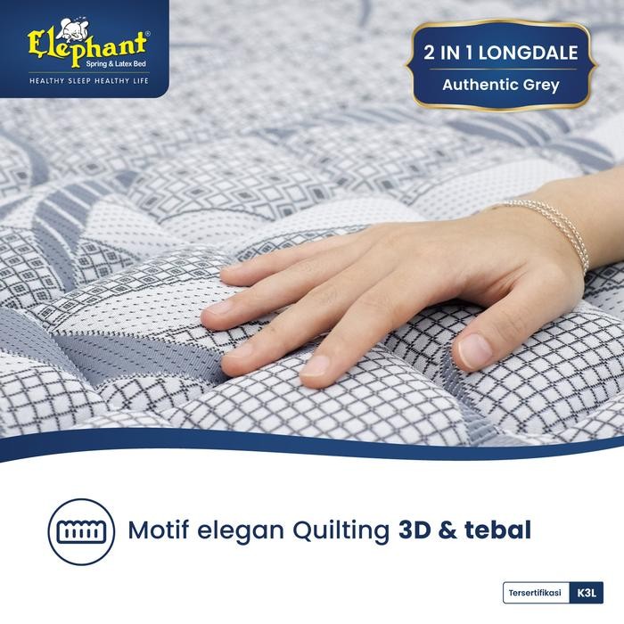 Springbed / Kasur 2 In 1 Elephant Longdale Rebounded