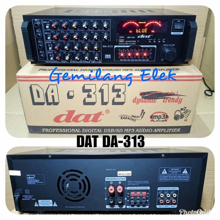 AMPLIFIER KARAOKE DAT-313 BLUETOOTH