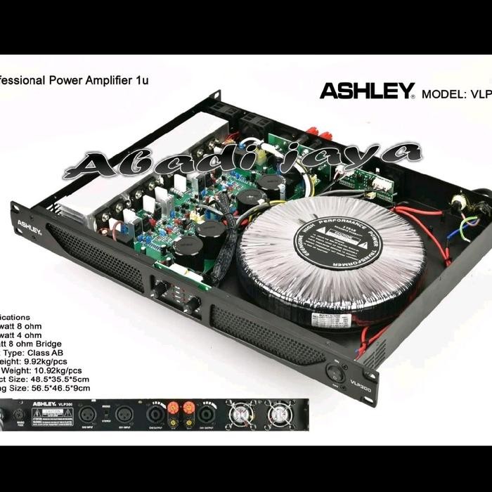 POWER AMPLIFIER ASHLEY VLP 300 ORYGINAL ASHLEY VLP300
