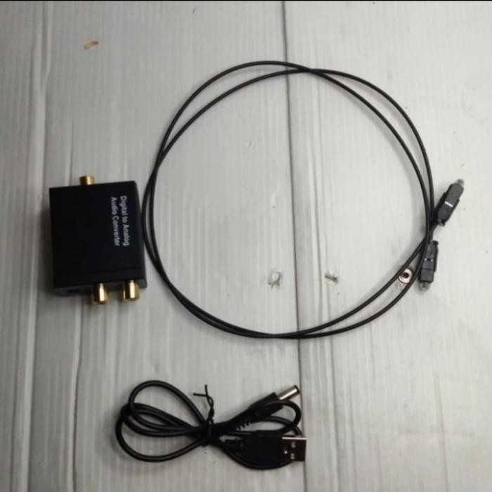 ALAT CONVEKTER AUDIO SMART TV OUT TO POWER AMPLIFIER BUAT KARAOKE