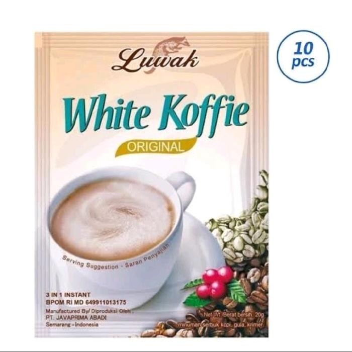 

KOPI LUWAK PUTIH 1 RENCENG ISI 10PCS Coffee