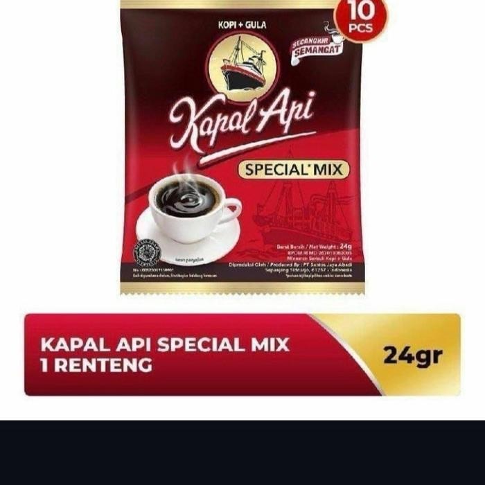 

KOPI KAPAL API SPECIAL MIX ISI 12 sct Robusta Coffee