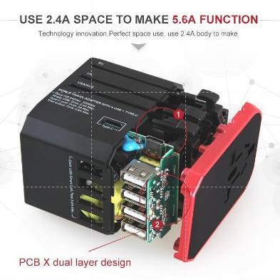 MEDIATECH UNIVERSAL TRAVEL CHARGER&ADAPTER MT 805