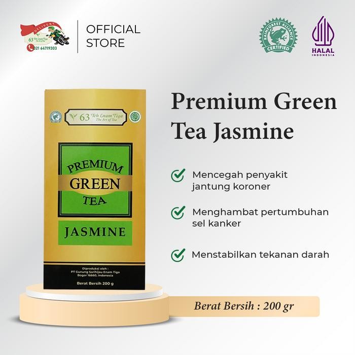 

Teh 63 Premium Green Tea Jasmine 200gr