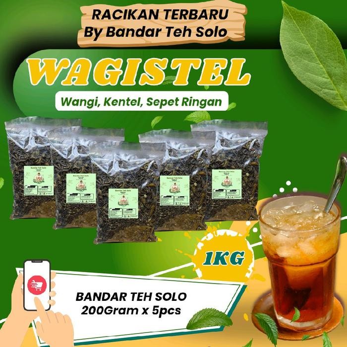 

TEH RACIK WAGISTEL KEMASAN 1KG ASLI SOLO TEH SOLO