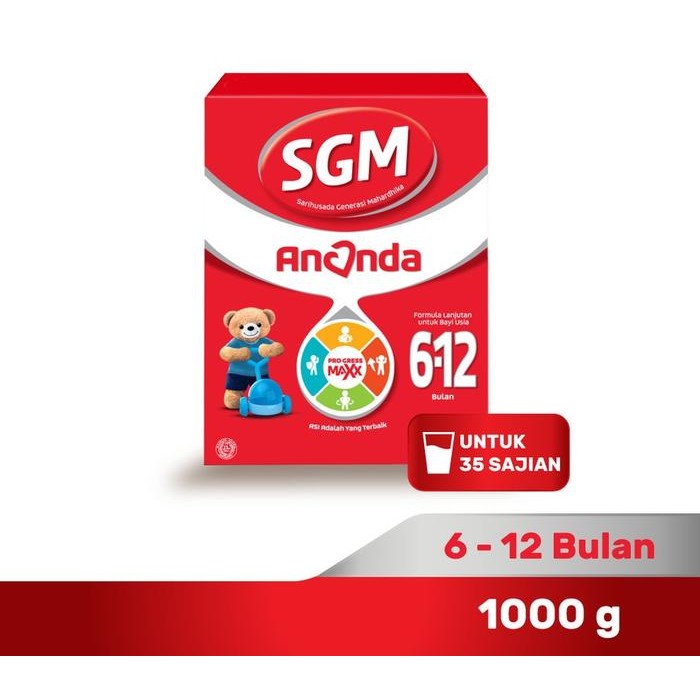 SGM Ananda 2 Susu Formula Bayi 6 - 12 bulan 1000g