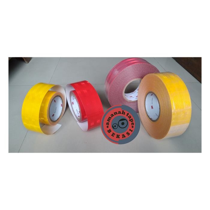 

Original Stiker Scotchlite Reflective 3M Type 3931 5Cmx50Yard Merah