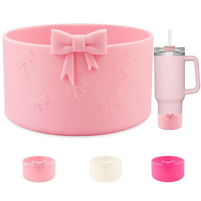 Pelindung Alas Tumbler Universal Bottom Sleeve Alas Tumbler Silikon Anti Slip Coaster Tatakan