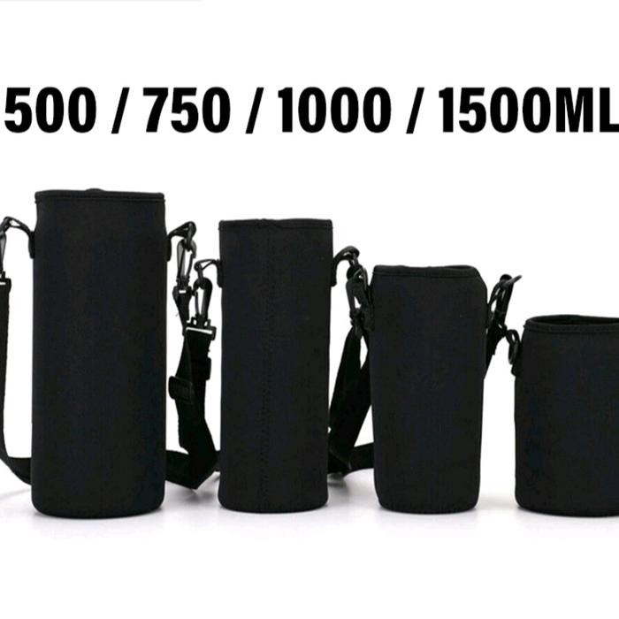 Tas botol air minum Tas botol selempang Hitam