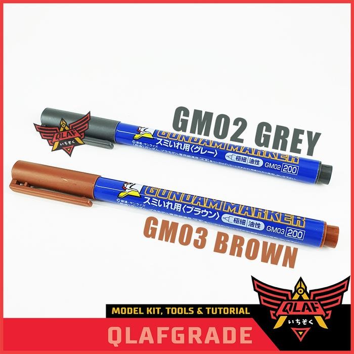 

GUNDAM MARKER 2 in 1 GM02 GM03 - Extra thin Ori Japan