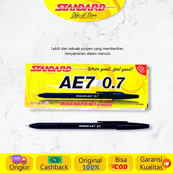 

Standard - Pulpen AE7 0.7 ( Alat Tulis / Pen / Ballpoint / Pena )