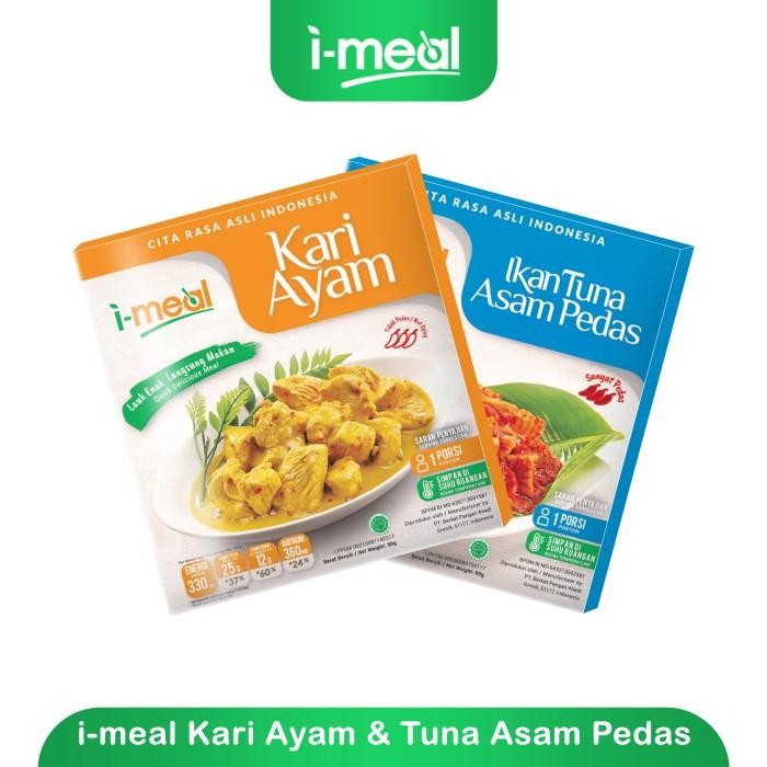 

READY AYAM KARI & TUNA ASAM PEDAS I-MEAL - MAKANAN SIAP SAJI PRAKTIS