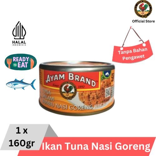 

READY AYAM BRAND IKAN TUNA KALENG BUMBU NASI GORENG 160GR PEDAS