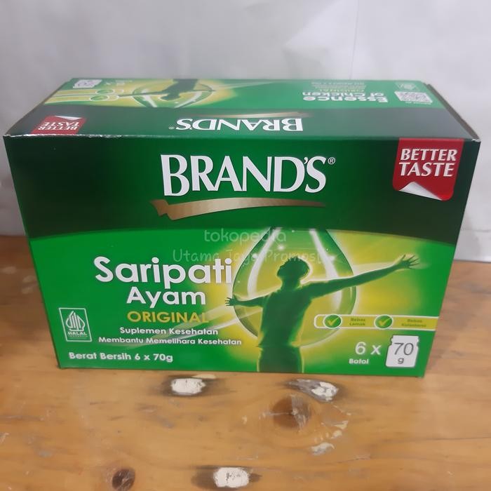 

READY BRAND'S ESSENCE OF CHICKEN SARIPATI AYAM ORIGINAL 70GR - MINUMAN ENERGI