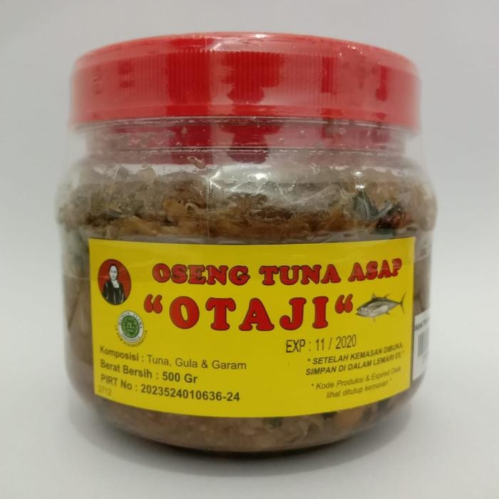 

READY OTAJI OSENG TUNA ASAP 500GR - RASA ORIGINAL TIDAK PEDAS, MAKANAN KALENG