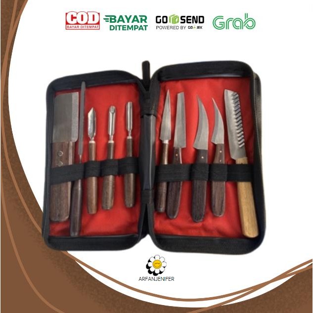 

Pisau Garnish Ukir Buah Dan Sayur Tumpeng Carving - Set Isi 5 7 10