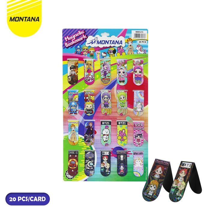 

MONTANA Sticky Note Kertas Memo Tempel Magnet Magnetic Bookmark MBM-215