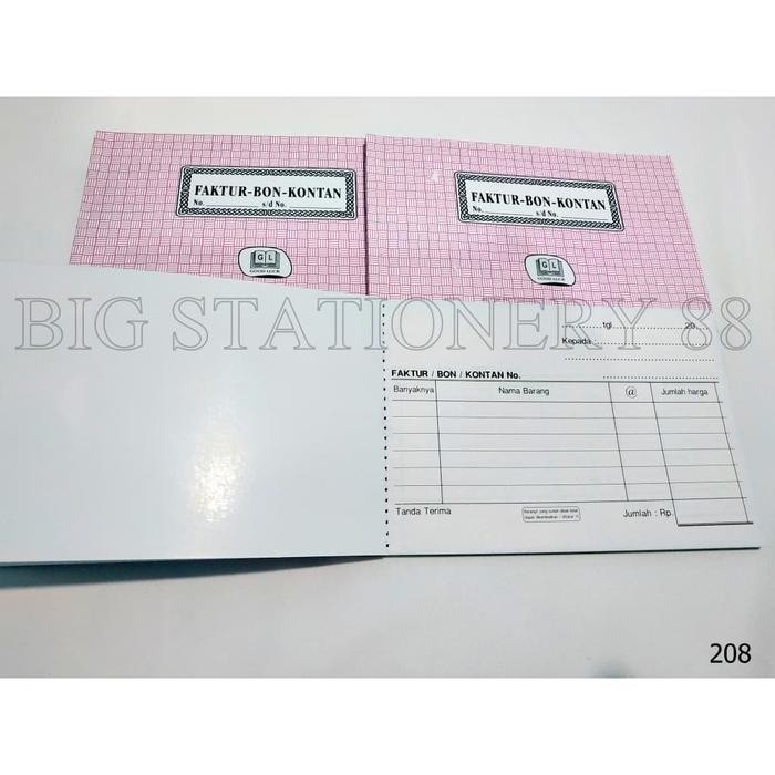 

BON FAKTUR RANGKAP 3 KECIL MELINTANG MURAH BERKUALITAS