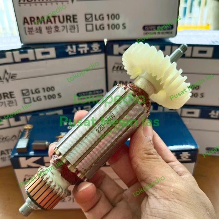 ARMATURE GERINDA TANGAN KYUHO LG100 / ANGKER / ARMATURE KYUHO LG 100