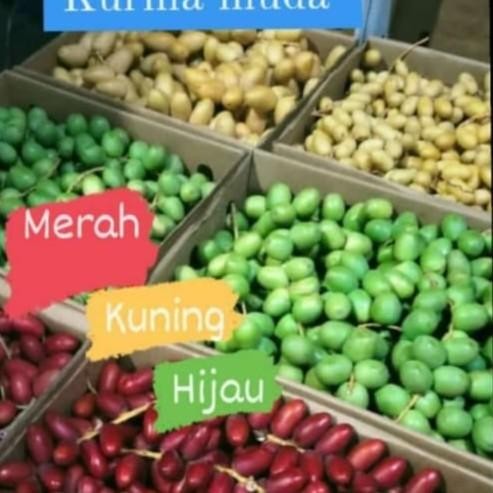 

TERMURAH Kurma Muda Kuning Barhee 100gr promil READY STOCK