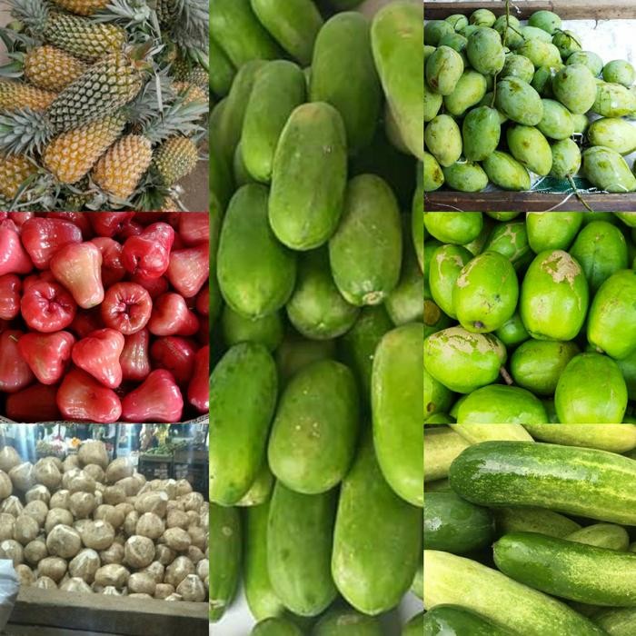 

TERMURAH buah rujakan /kemasan (berat kemasan -+ 5kg minimal 5 macam buah) READY STOCK