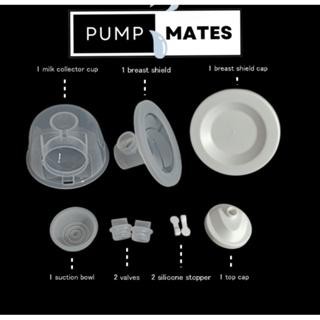 Pump Mates Handsfree Cup Set Double Pump - Collection Cup Handsfree Double Untuk Pompa Asi