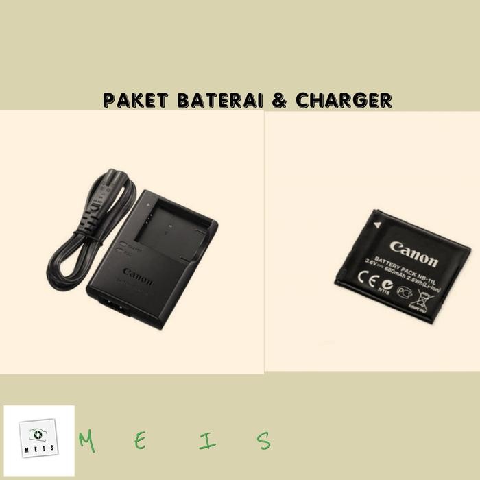 PAKET BATERAI & CHARGER CANON A2300 A2400 A2500 A2600 CASAN BATTERY
