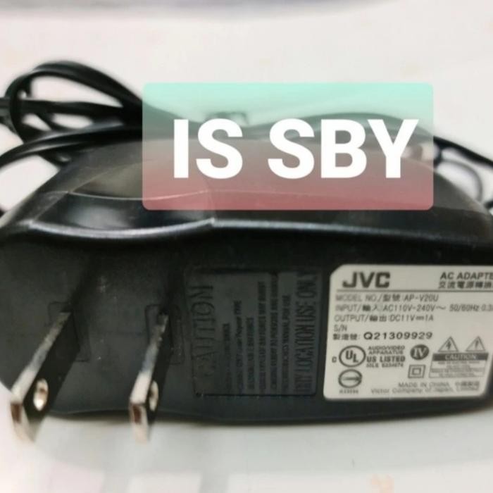 CHARGER ADAPTOR HANDYCAM JVC AP-V18E 11V 1A ORIGINAL BUAT JVC EVERIO