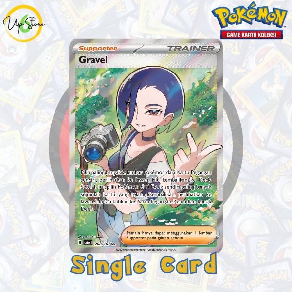 Gravel (SR) - 208/167 - Topeng Transfigurasi (sv6s) - Pokemon Indonesia