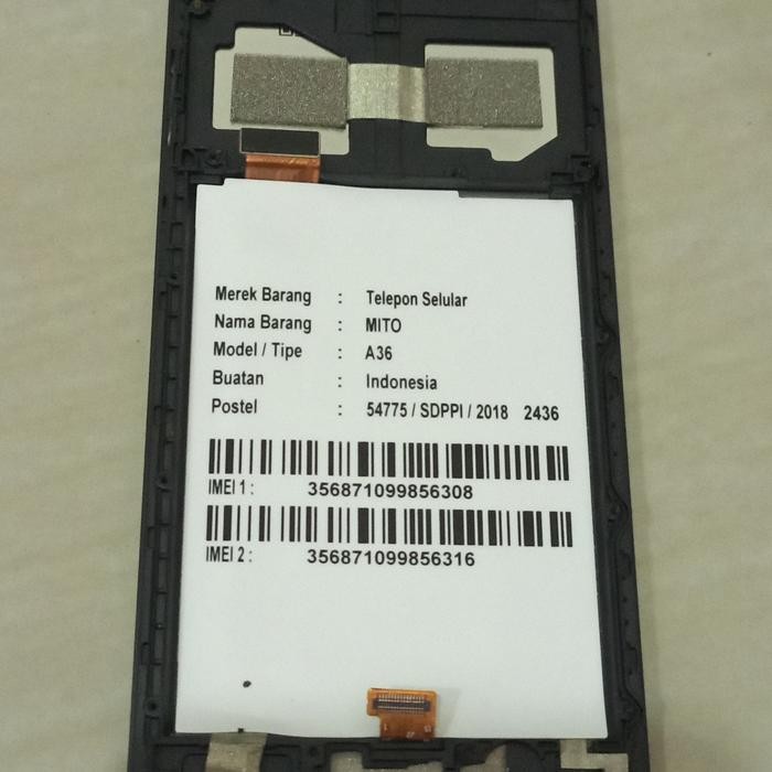 LCD TOUCHSCREEN FRAME FULLSET MITO A36 W1 LAYAR 5.7 INCH FULLVIEW