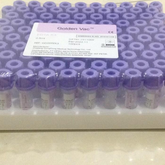 VACUTAINER EDTA K3 - GOLDEN VAC