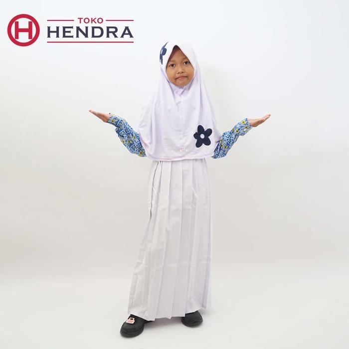 (Allthebest) Baju Batik SD Kota Depok Tangan Panjang Seragam Sekolah Batik Kota Depok