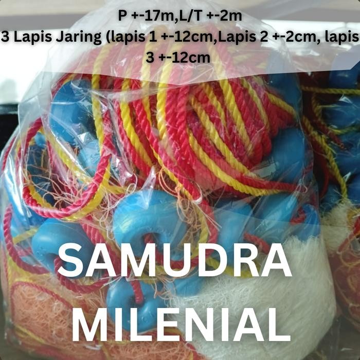 Jaring Udang Fishing Net Siap Pakai Lengkap Komplit Set 3 Lapis Murah