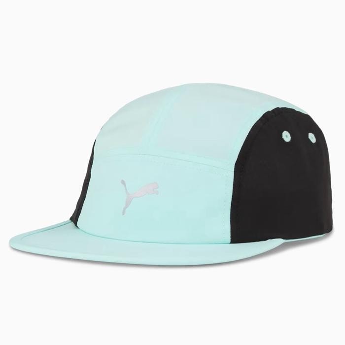 Topi Lari Puma Essentials Running 5 Panel Cap Mint Melt Original 2616805