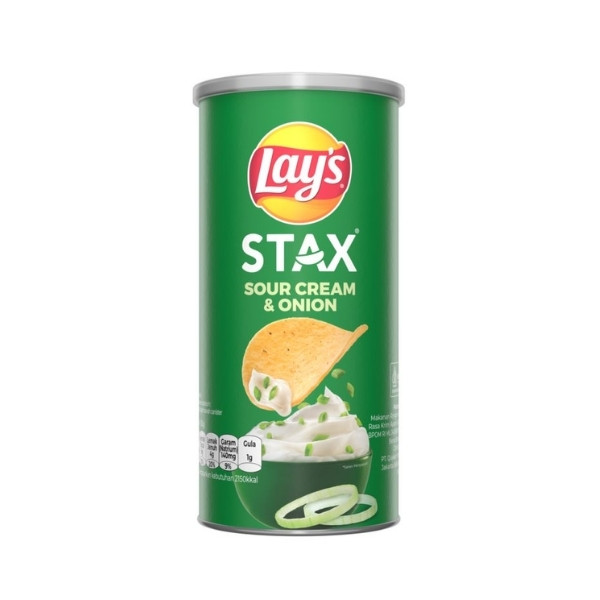 

LAYS STAX SOUR CREAM & UNION 70 GR
