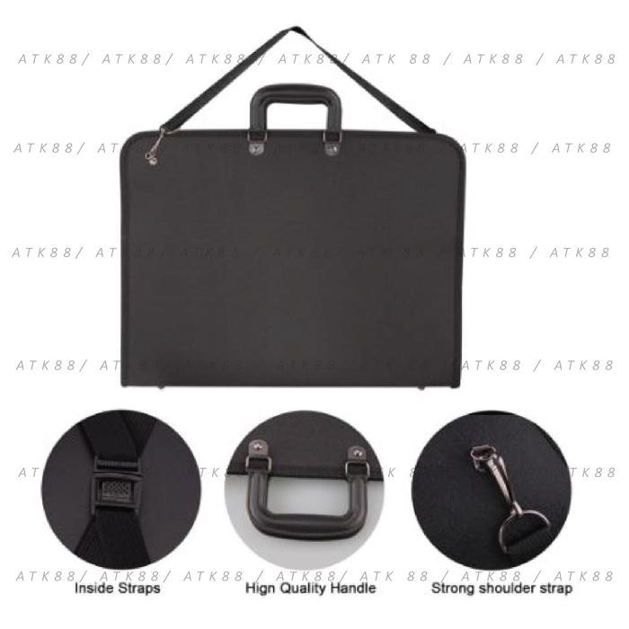 

Baru Drawing Bag Portfolio Artist Case Ukuran A2 - Tas Gambar Profesional