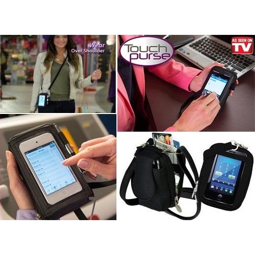 

Baru Touch Purse Serbaguna Dompet Kartu Aksesoris HP & BB Multifungsi