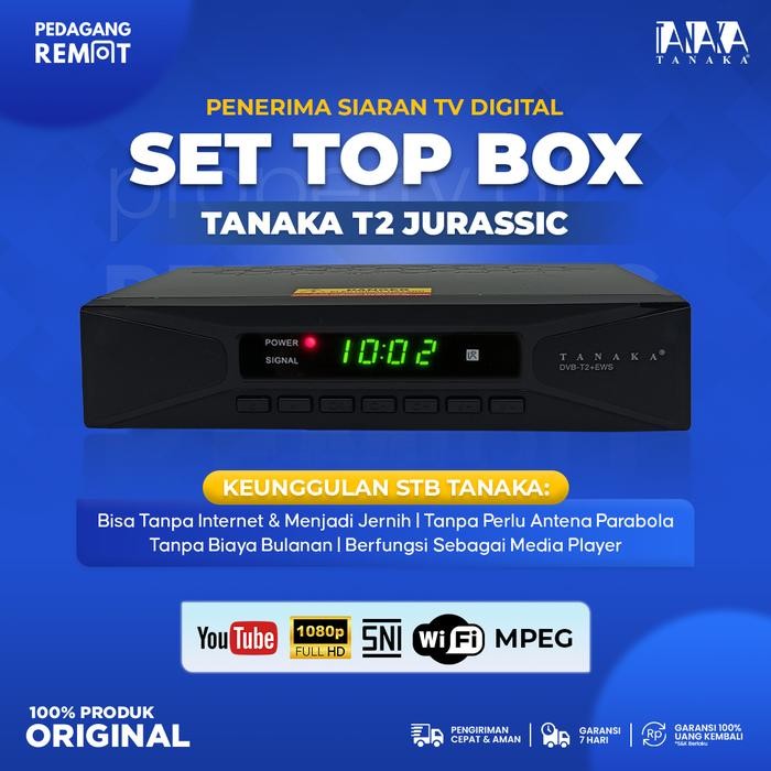 Set Top Box Tanaka T2 Jurassic / STB Tanaka T2 Jurassic Full HD 1080 Body Metal
