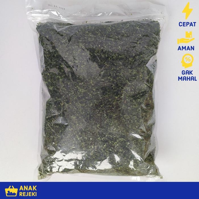 

Ao Nori 500 gr - Rumput Laut Tabur Bubuk Kasar Aonori Seaweed Flakes