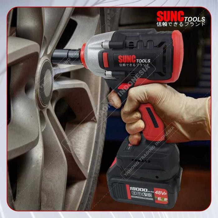 Mesin Impact Baterai 48Vf/ Impact Wrench / Impact Batere 48V Sunc Tools