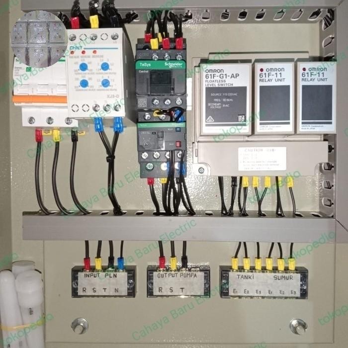 panel pompa submersibel satelit 3KW 3 phase wlc omron original 2ktrl
